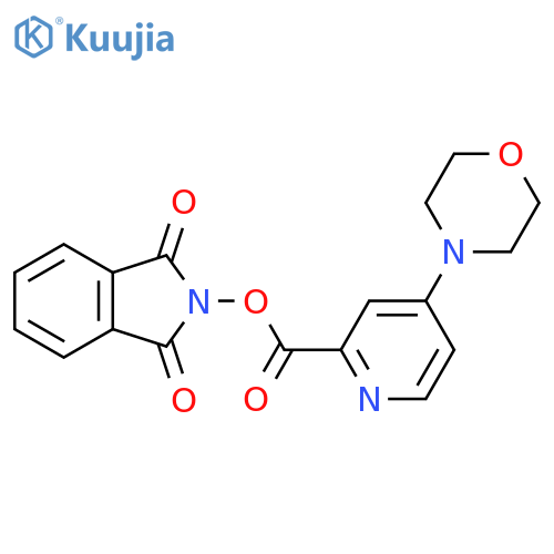 1,3-dioxo-2,3-dihydro-1H-isoindol-2-yl 4-(morpholin-4-yl)pyridine-2-carboxylate structure