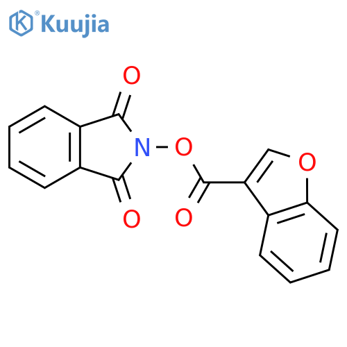 1,3-dioxo-2,3-dihydro-1H-isoindol-2-yl 1-benzofuran-3-carboxylate structure