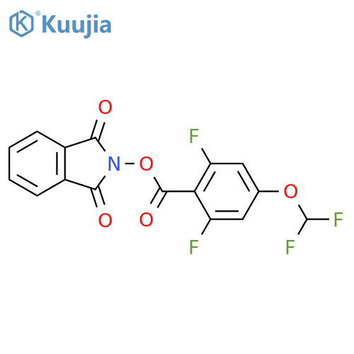 1,3-dioxo-2,3-dihydro-1H-isoindol-2-yl 4-(difluoromethoxy)-2,6-difluorobenzoate structure