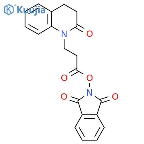 1,3-dioxo-2,3-dihydro-1H-isoindol-2-yl 3-(2-oxo-1,2,3,4-tetrahydroquinolin-1-yl)propanoate structure
