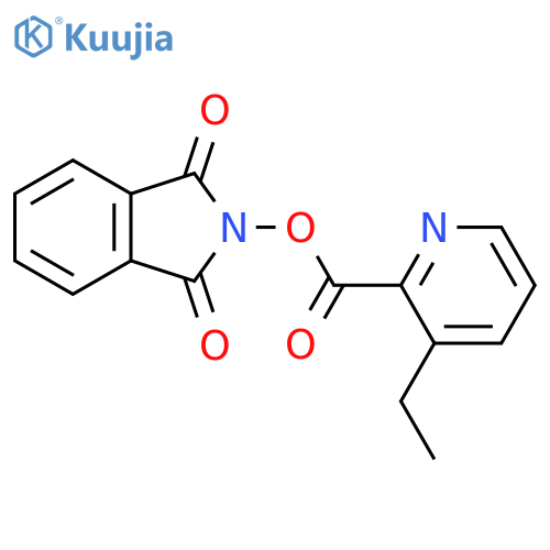 1,3-dioxo-2,3-dihydro-1H-isoindol-2-yl 3-ethylpyridine-2-carboxylate structure