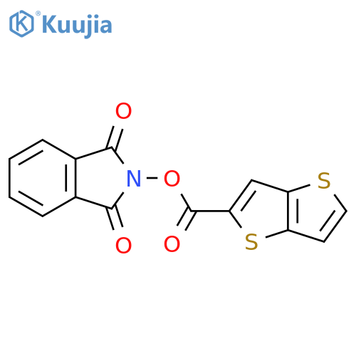 1,3-dioxo-2,3-dihydro-1H-isoindol-2-yl thieno[3,2-b]thiophene-2-carboxylate structure