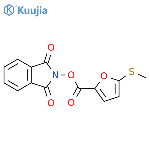 1,3-dioxo-2,3-dihydro-1H-isoindol-2-yl 5-(methylsulfanyl)furan-2-carboxylate structure
