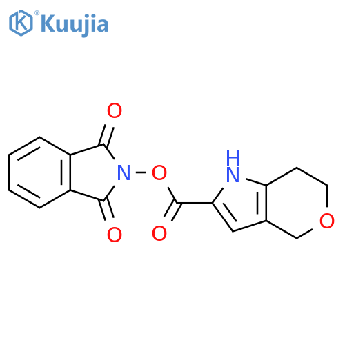 1,3-dioxo-2,3-dihydro-1H-isoindol-2-yl 1H,4H,6H,7H-pyrano[4,3-b]pyrrole-2-carboxylate structure