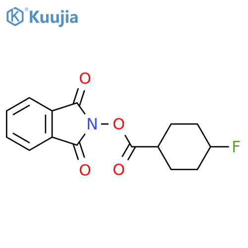 1,3-Dioxoisoindolin-2-YL 4-fluorocyclohexane-1-carboxylate structure