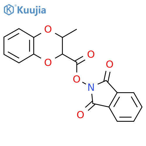 1,3-dioxo-2,3-dihydro-1H-isoindol-2-yl 3-methyl-2,3-dihydro-1,4-benzodioxine-2-carboxylate structure