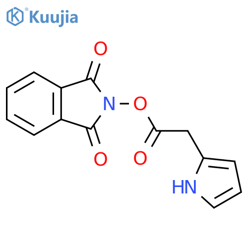 1,3-dioxo-2,3-dihydro-1H-isoindol-2-yl 2-(1H-pyrrol-2-yl)acetate structure