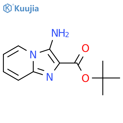 Tert-butyl 3-aminoimidazo[1,2-a]pyridine-2-carboxylate structure