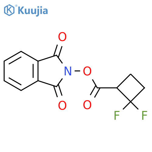 1,3-dioxo-2,3-dihydro-1H-isoindol-2-yl 2,2-difluorocyclobutane-1-carboxylate structure