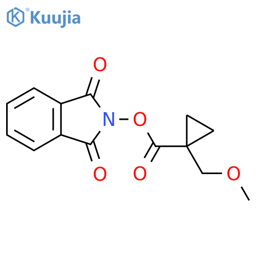 1,3-dioxo-2,3-dihydro-1H-isoindol-2-yl 1-(methoxymethyl)cyclopropane-1-carboxylate structure