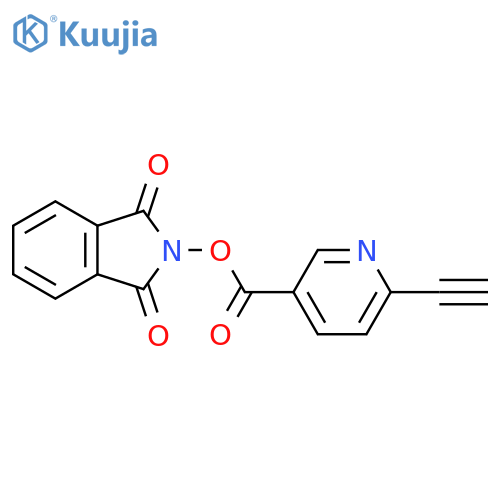1,3-dioxo-2,3-dihydro-1H-isoindol-2-yl 6-ethynylpyridine-3-carboxylate structure