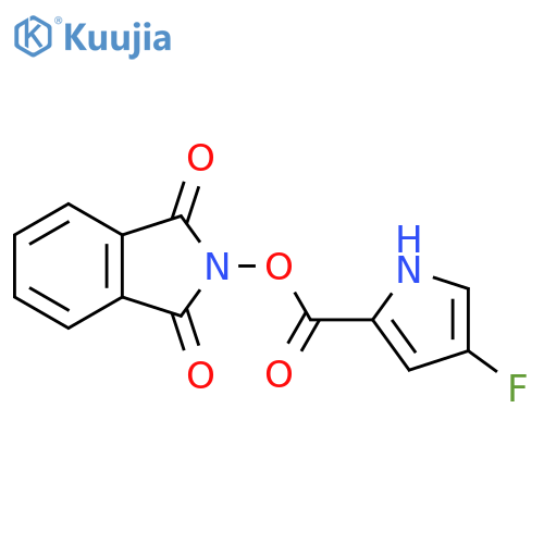 1,3-dioxo-2,3-dihydro-1H-isoindol-2-yl 4-fluoro-1H-pyrrole-2-carboxylate structure