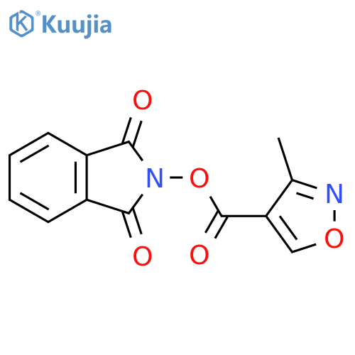 1,3-dioxo-2,3-dihydro-1H-isoindol-2-yl 3-methyl-1,2-oxazole-4-carboxylate structure