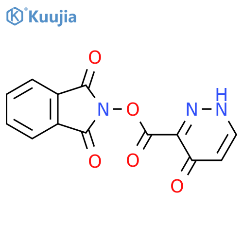 1,3-dioxo-2,3-dihydro-1H-isoindol-2-yl 4-oxo-1,4-dihydropyridazine-3-carboxylate structure