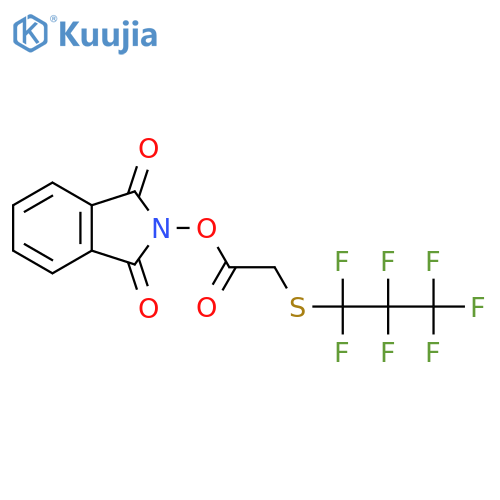 1,3-dioxo-2,3-dihydro-1H-isoindol-2-yl 2-[(heptafluoropropyl)sulfanyl]acetate structure