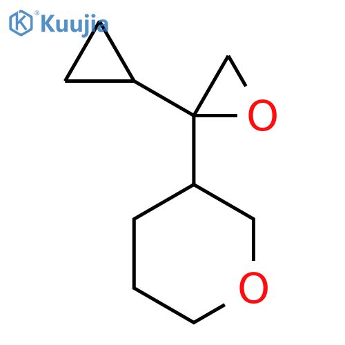 3-(2-Cyclopropyloxiran-2-yl)oxane structure