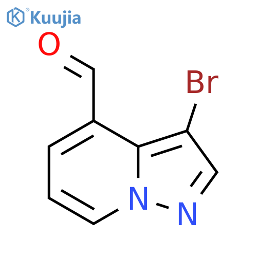 3-Bromopyrazolo[1,5-a]pyridine-4-carbaldehyde structure