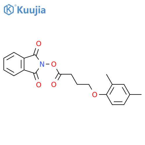 1,3-dioxo-2,3-dihydro-1H-isoindol-2-yl 4-(2,4-dimethylphenoxy)butanoate structure