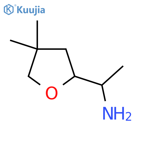 1-(4,4-Dimethyloxolan-2-yl)ethanamine structure
