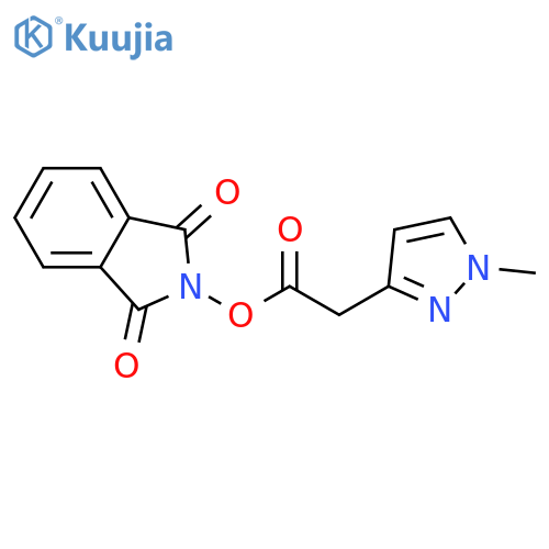 1,3-Dihydro-1,3-dioxo-2H-isoindol-2-yl 1-methyl-1H-pyrazole-3-acetate structure