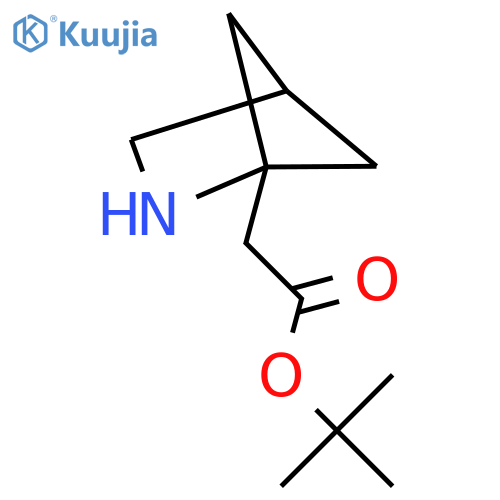 Tert-butyl 2-(2-azabicyclo[2.1.1]hexan-1-yl)acetate structure