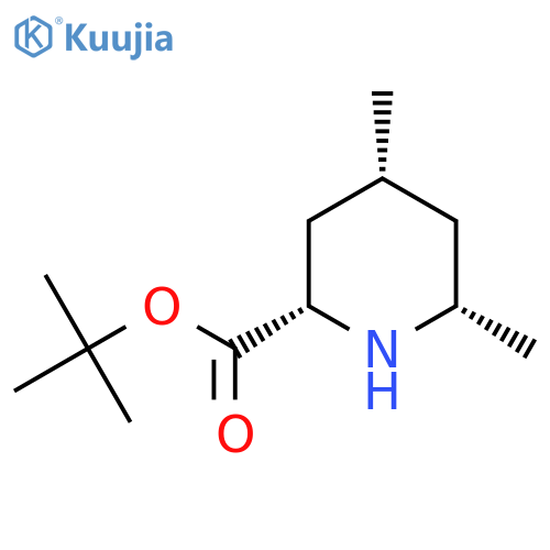 Tert-butyl (2S,4R,6S)-4,6-dimethylpiperidine-2-carboxylate structure