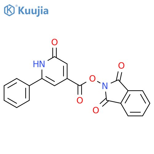 1,3-dioxo-2,3-dihydro-1H-isoindol-2-yl 2-hydroxy-6-phenylpyridine-4-carboxylate structure