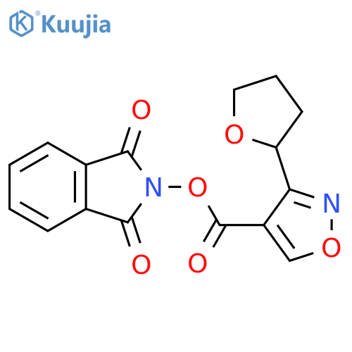 1,3-dioxo-2,3-dihydro-1H-isoindol-2-yl 3-(oxolan-2-yl)-1,2-oxazole-4-carboxylate structure