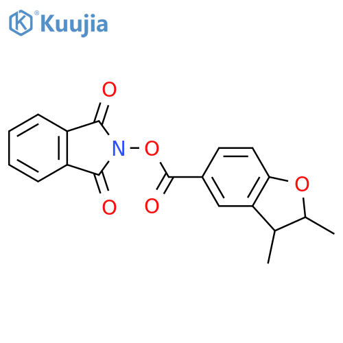 1,3-dioxo-2,3-dihydro-1H-isoindol-2-yl 2,3-dimethyl-2,3-dihydro-1-benzofuran-5-carboxylate structure