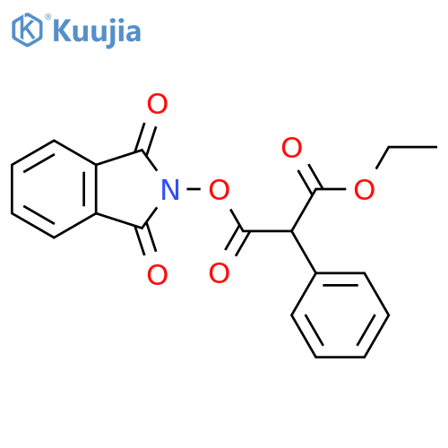 1,3-dioxo-2,3-dihydro-1H-isoindol-2-yl 1-ethyl 2-phenylpropanedioate structure