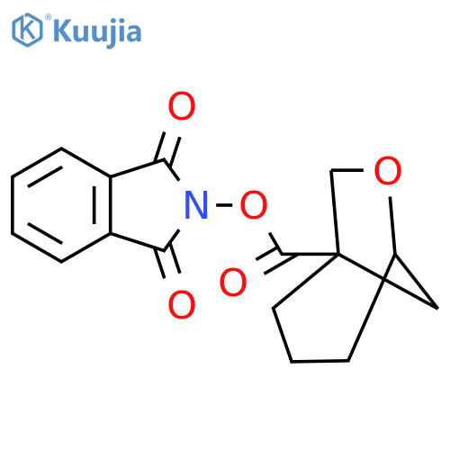 1,3-dioxo-2,3-dihydro-1H-isoindol-2-yl 6-oxabicyclo[3.2.1]octane-1-carboxylate structure