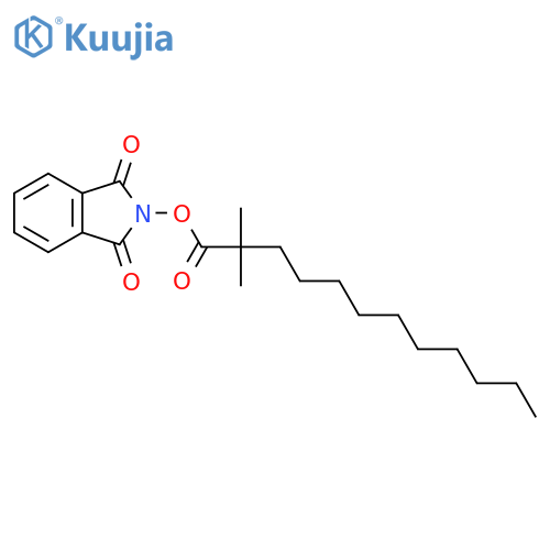 1,3-dioxo-2,3-dihydro-1H-isoindol-2-yl 2,2-dimethyldodecanoate structure
