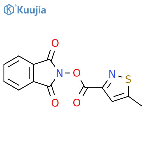 1,3-dioxo-2,3-dihydro-1H-isoindol-2-yl 5-methyl-1,2-thiazole-3-carboxylate structure