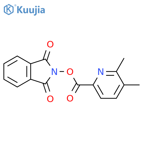 1,3-dioxo-2,3-dihydro-1H-isoindol-2-yl 5,6-dimethylpyridine-2-carboxylate structure