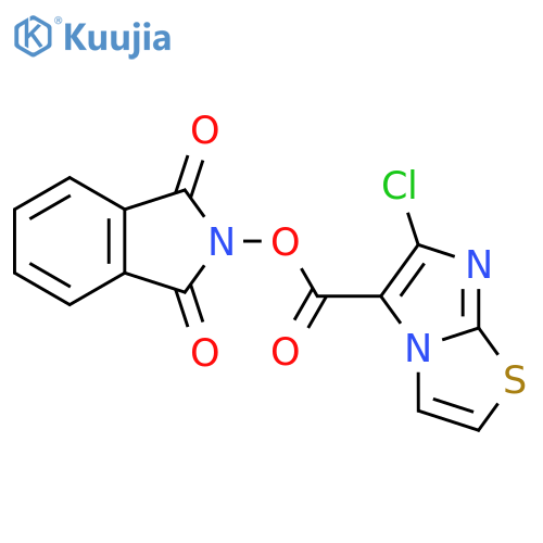 1,3-dioxo-2,3-dihydro-1H-isoindol-2-yl 6-chloroimidazo[2,1-b][1,3]thiazole-5-carboxylate structure