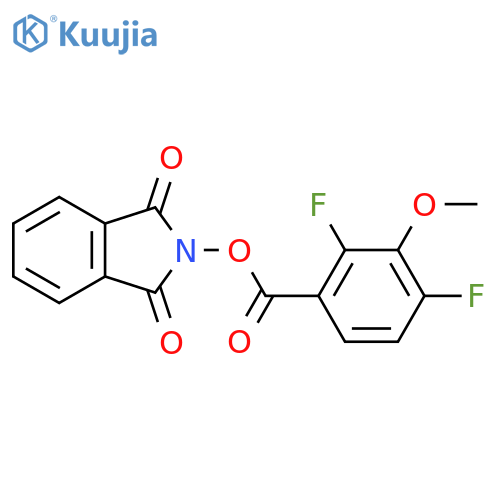 1,3-dioxo-2,3-dihydro-1H-isoindol-2-yl 2,4-difluoro-3-methoxybenzoate structure