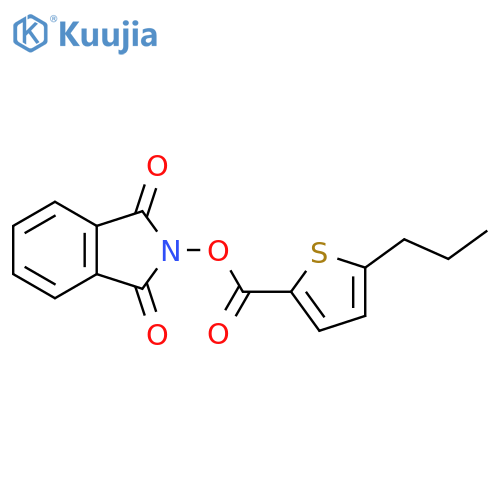 1,3-dioxo-2,3-dihydro-1H-isoindol-2-yl 5-propylthiophene-2-carboxylate structure