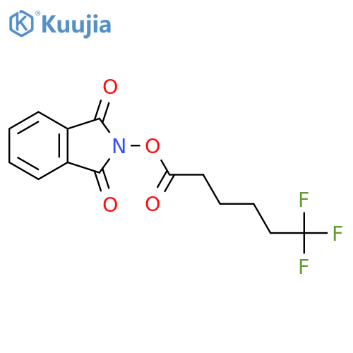 1,3-dioxo-2,3-dihydro-1H-isoindol-2-yl 6,6,6-trifluorohexanoate structure