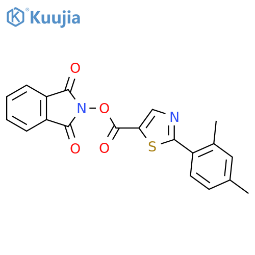 1,3-dioxo-2,3-dihydro-1H-isoindol-2-yl 2-(2,4-dimethylphenyl)-1,3-thiazole-5-carboxylate structure