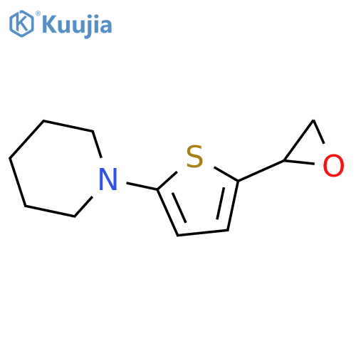 1-[5-(Oxiran-2-yl)thiophen-2-yl]piperidine structure