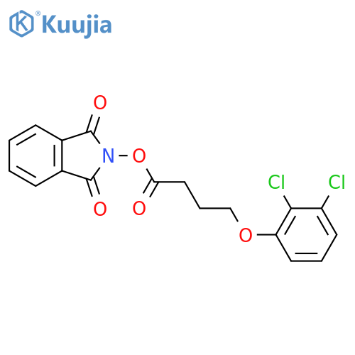 1,3-dioxo-2,3-dihydro-1H-isoindol-2-yl 4-(2,3-dichlorophenoxy)butanoate structure