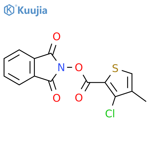 1,3-dioxo-2,3-dihydro-1H-isoindol-2-yl 3-chloro-4-methylthiophene-2-carboxylate structure