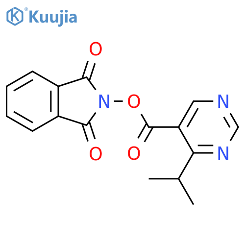 1,3-dioxo-2,3-dihydro-1H-isoindol-2-yl 4-(propan-2-yl)pyrimidine-5-carboxylate structure