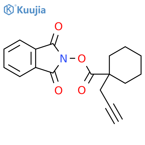 1,3-dioxo-2,3-dihydro-1H-isoindol-2-yl 1-(prop-2-yn-1-yl)cyclohexane-1-carboxylate structure