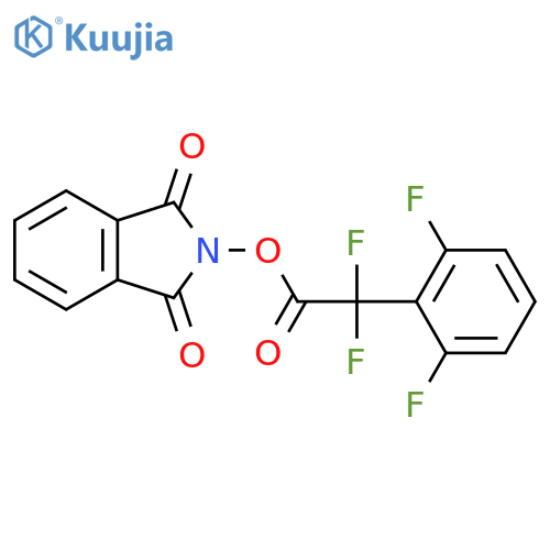 1,3-dioxo-2,3-dihydro-1H-isoindol-2-yl 2-(2,6-difluorophenyl)-2,2-difluoroacetate structure