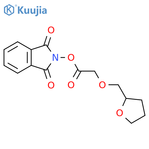 1,3-dioxo-2,3-dihydro-1H-isoindol-2-yl 2-[(oxolan-2-yl)methoxy]acetate structure