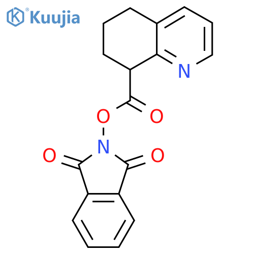 1,3-dioxo-2,3-dihydro-1H-isoindol-2-yl 5,6,7,8-tetrahydroquinoline-8-carboxylate structure