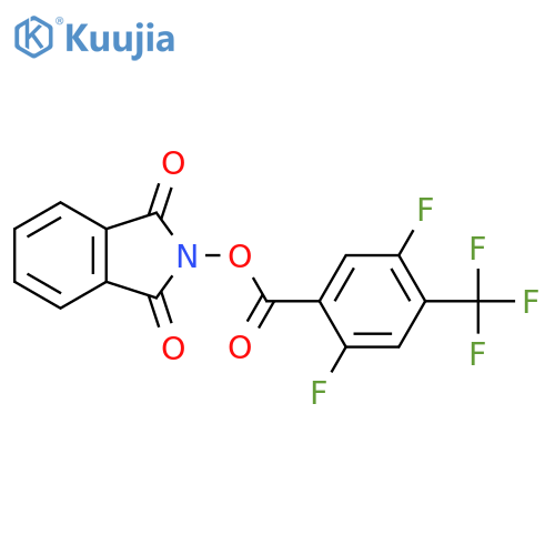 1,3-dioxo-2,3-dihydro-1H-isoindol-2-yl 2,5-difluoro-4-(trifluoromethyl)benzoate structure