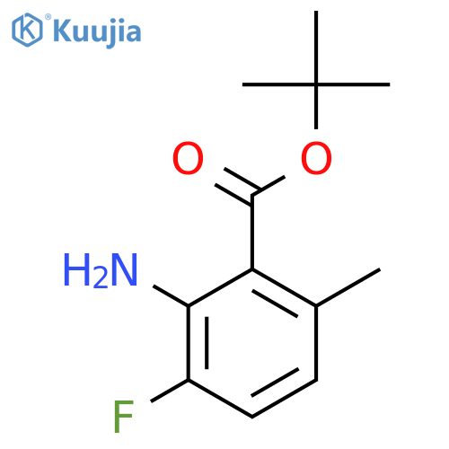 Tert-butyl 2-amino-3-fluoro-6-methylbenzoate structure