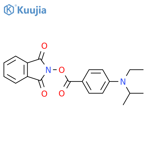 1,3-dioxo-2,3-dihydro-1H-isoindol-2-yl 4-[ethyl(propan-2-yl)amino]benzoate structure